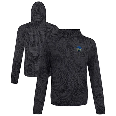Men's Levelwear Black Golden State Warriors Platform Pullover Hoodie