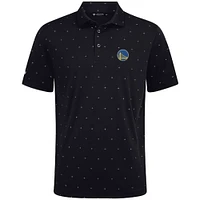 Men's Levelwear Black Golden State Warriors Vision Polo
