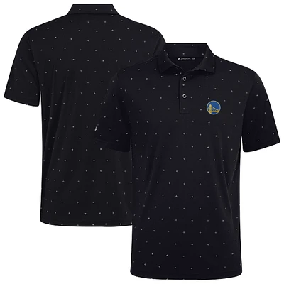 Men's Levelwear Black Golden State Warriors Vision Polo