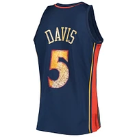 Men's Mitchell & Ness Baron Davis Royal Golden State Warriors 2006/07 Hardwood Classics NBA 75th Anniversary Diamond Swingman Jersey