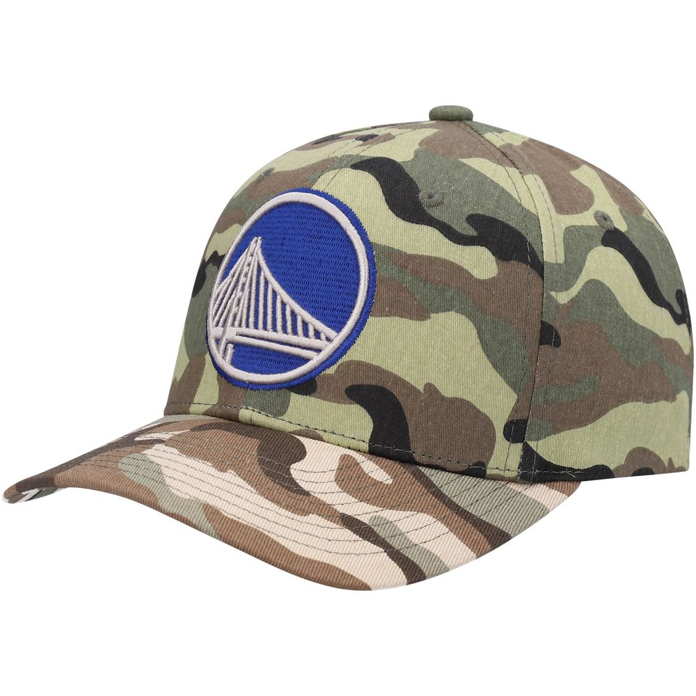 Men's Mitchell & Ness Camo Golden State Warriors Woodland Desert - Snapback Hat