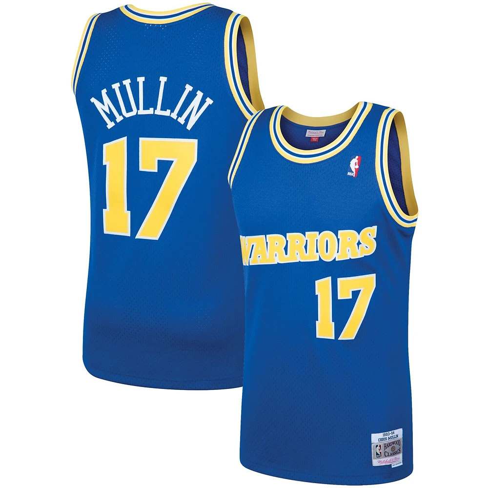 Maillot Swingman Mitchell & Ness Chris Mullin Royal Golden State Warriors 1993/94 pour hommes