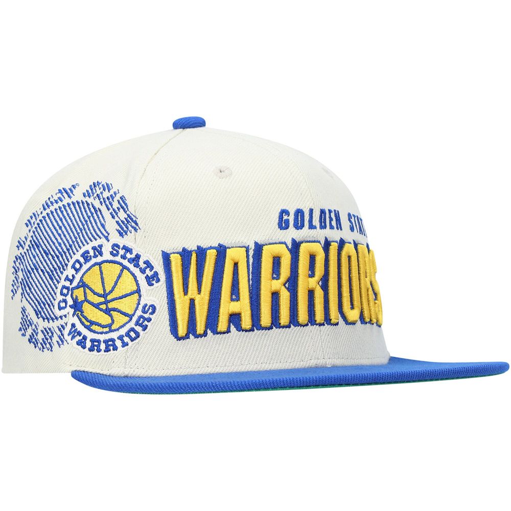 Men's Golden State Warriors Mitchell & Ness Cream Hardwood