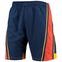 Men's Mitchell & Ness Navy Golden State Warriors 2009 Hardwood Classics 75th Anniversary Swingman Shorts