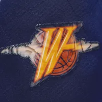 Men's Mitchell & Ness Navy Golden State Warriors 2009 Hardwood Classics 75th Anniversary Swingman Shorts