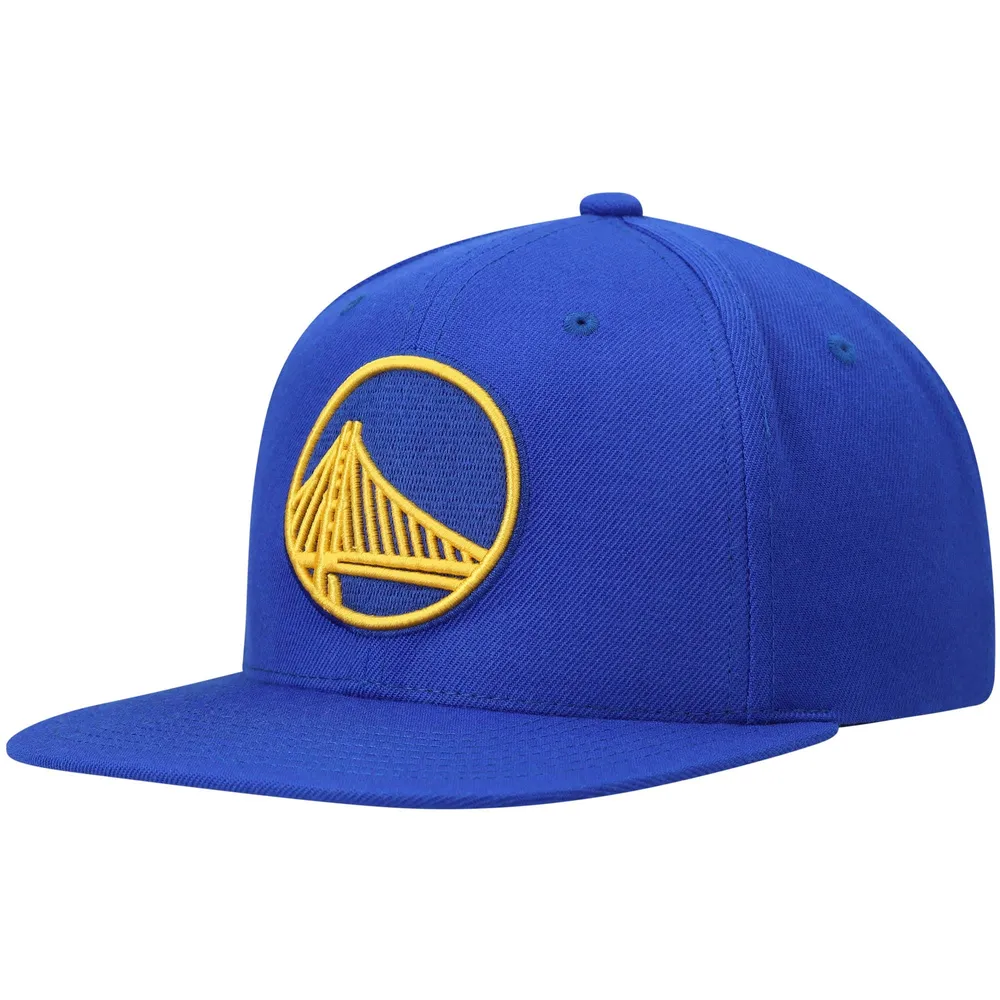 Men's Mitchell & Ness Royal Golden State Warriors Ground 2.0 Snapback Hat