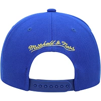 Casquette Snapback Mitchell & Ness Royal Golden State Warriors Paint By Numbers pour homme