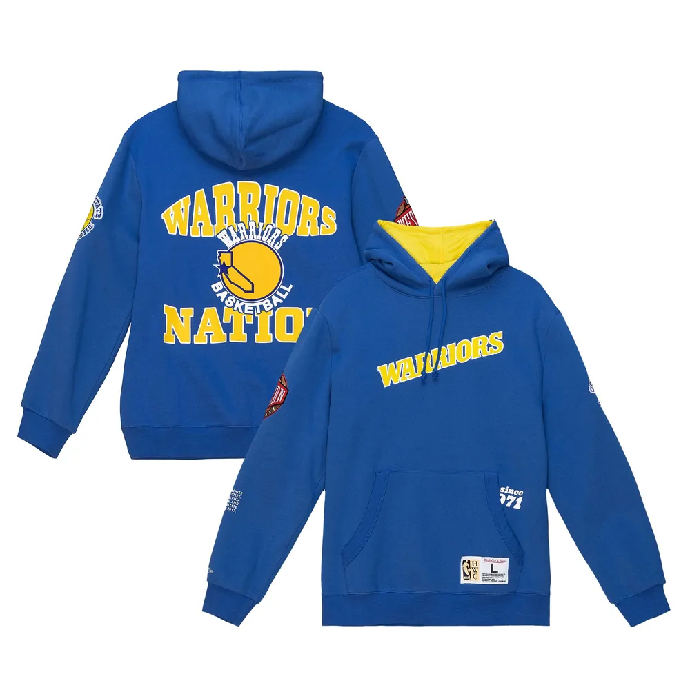 Men's Fanatics Branded Royal Golden State Warriors Primary Team Logo Pullover Hoodie