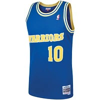 Men's Mitchell & Ness Tim Hardaway Royal Golden State Warriors 1990/91 Hardwood Classics Swingman Jersey