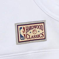 Sweat à capuche blanc pour homme Mitchell & Ness Golden State Warriors Hardwood Classics Nights Head Coach