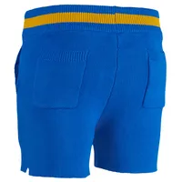 Short en tricot sans identification de l'appelant NBA x Keizer Clark Royal/Jaune Golden State Warriors pour homme