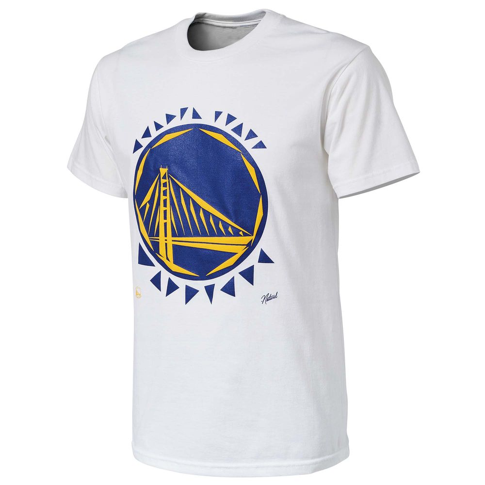 Men's NBA x Naturel White Golden State Warriors No Caller ID T-Shirt