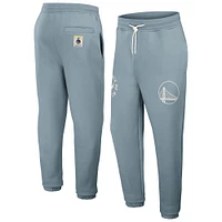 Pantalon de survêtement en peluche Pigeon NBA x Staple Mint Golden State Warriors pour hommes