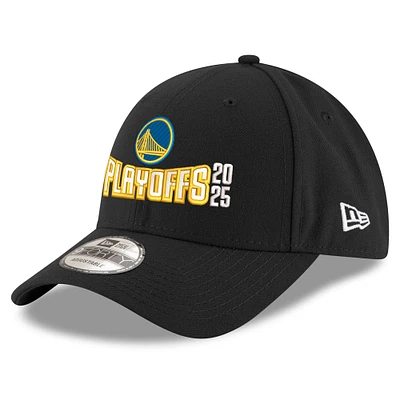 Casquette ajustable 9FORTY noire New Era pour homme, Golden State Warriors, Playoffs NBA 2025