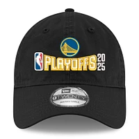 Casquette ajustable 9TWENTY noire New Era pour homme, Golden State Warriors, Playoffs NBA 2025