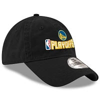 Casquette ajustable 9TWENTY noire New Era pour homme, Golden State Warriors, Playoffs NBA 2025