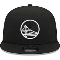 Men's New Era Black Golden State Warriors 9FIFTY Snapback Trucker Hat