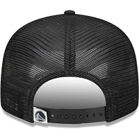 Men's New Era Black Golden State Warriors 9FIFTY Snapback Trucker Hat