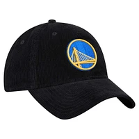 Men's New Era  Black Golden State Warriors Throwback Corded 9TWENTY Adjustable Hat