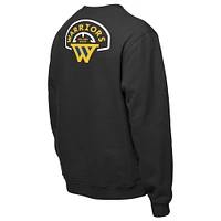 Men's New Era Black Golden State Warriors "W" Statement Pullover Sweatshirt