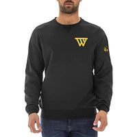 Men's New Era Black Golden State Warriors "W" Statement Pullover Sweatshirt