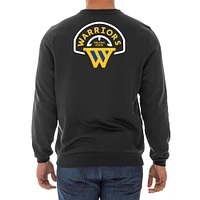 Men's New Era Black Golden State Warriors "W" Statement Pullover Sweatshirt