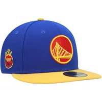 Men's New Era Blue Golden State Warriors Side Patch 59FIFTY Fitted Hat