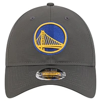 Men's New Era Charcoal Golden State Warriors Active Ripstop 9TWENTY Adjustable Hat