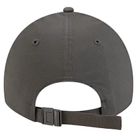Men's New Era Charcoal Golden State Warriors Active Ripstop 9TWENTY Adjustable Hat