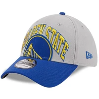 Men's New Era Gray/Royal Golden State Warriors Tip-Off Two-Tone 39THIRTY Flex Hat