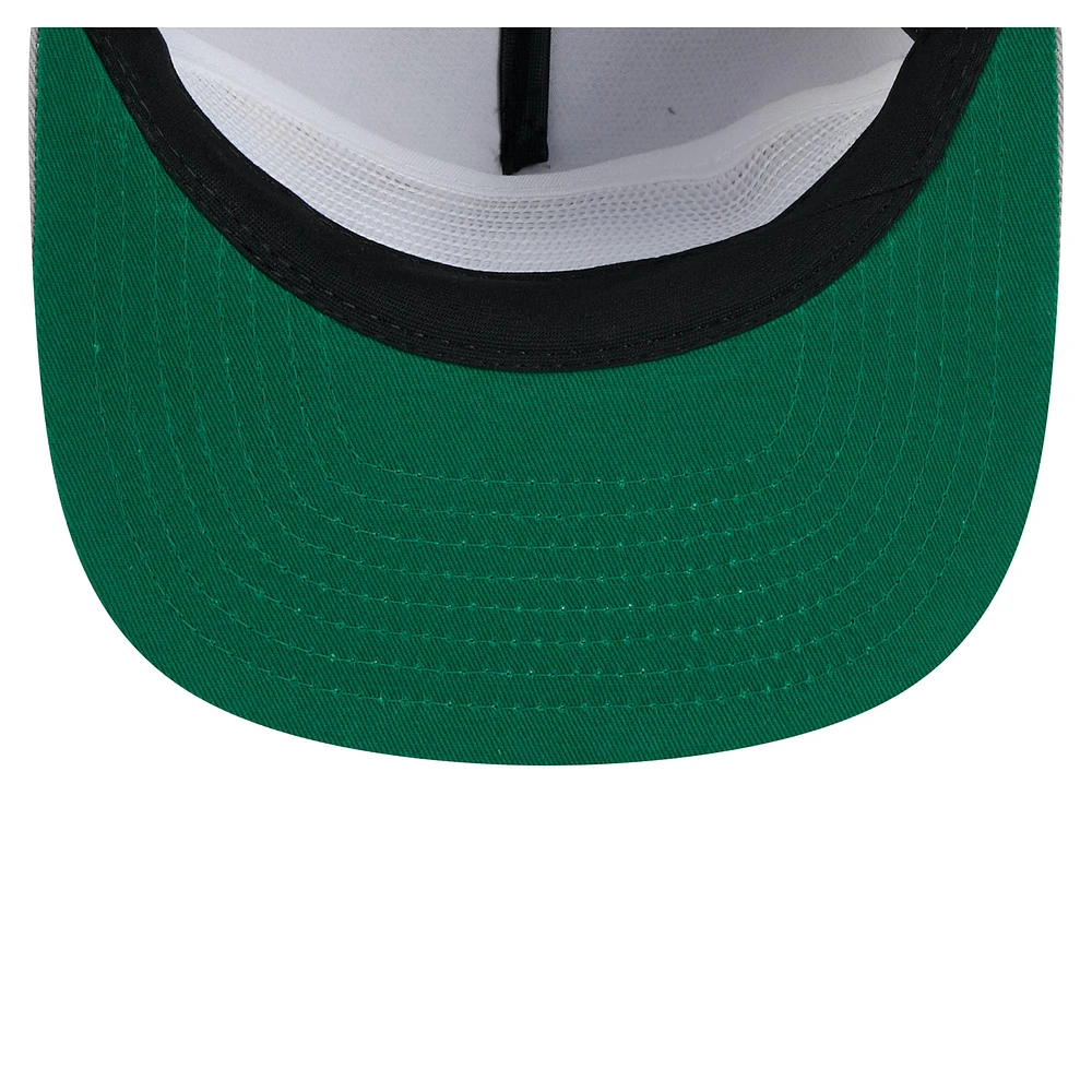 Men's New Era Gray Golden State Warriors Throwback Property Of Golfer Snapback Hat