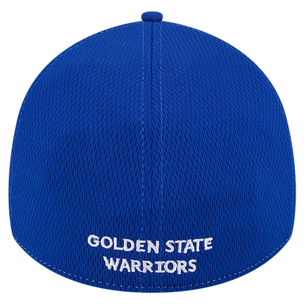 Men's New Era Heather Gray/Royal Golden State Warriors Two-Tone 39THIRTY Flex Hat