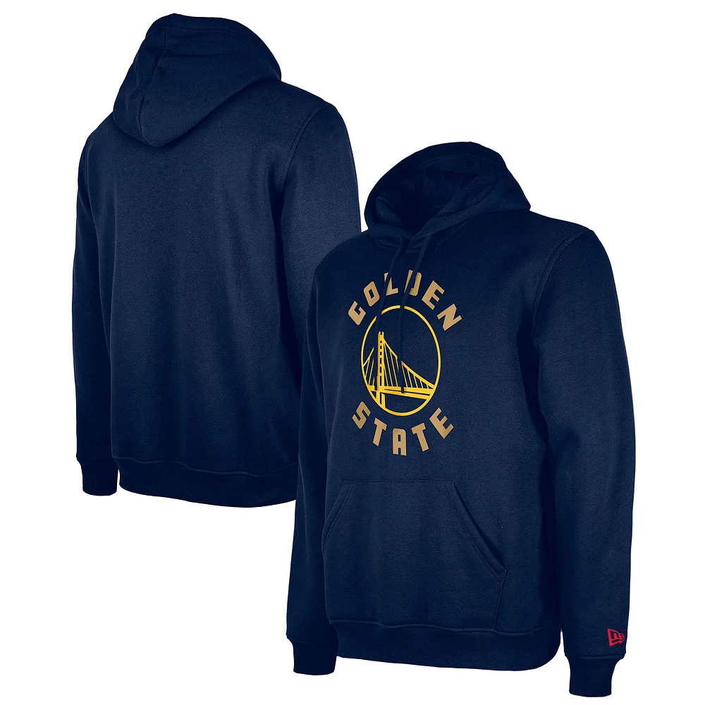 Sweat à capuche bleu marine Golden State Warriors 2024/25 City Edition pour homme New Era