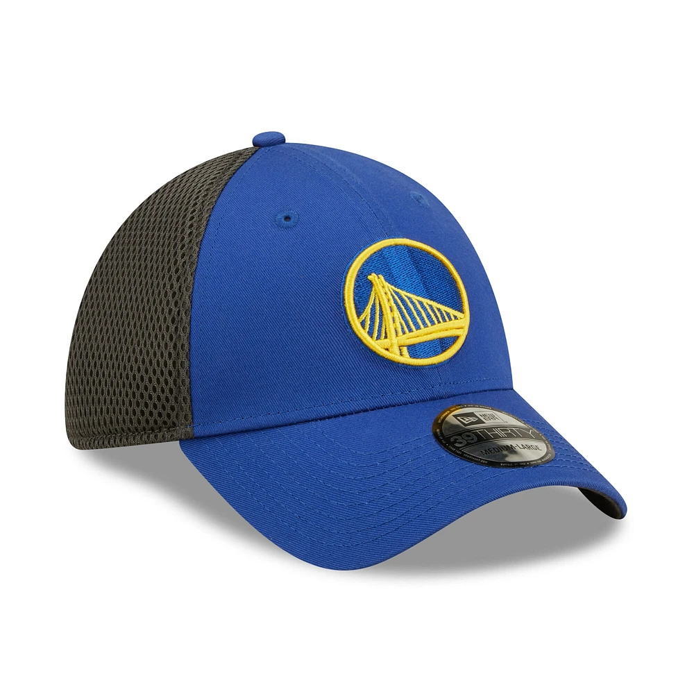 Men's New Era Royal/Charcoal Golden State Warriors Team Neo 39THIRTY Flex - Hat