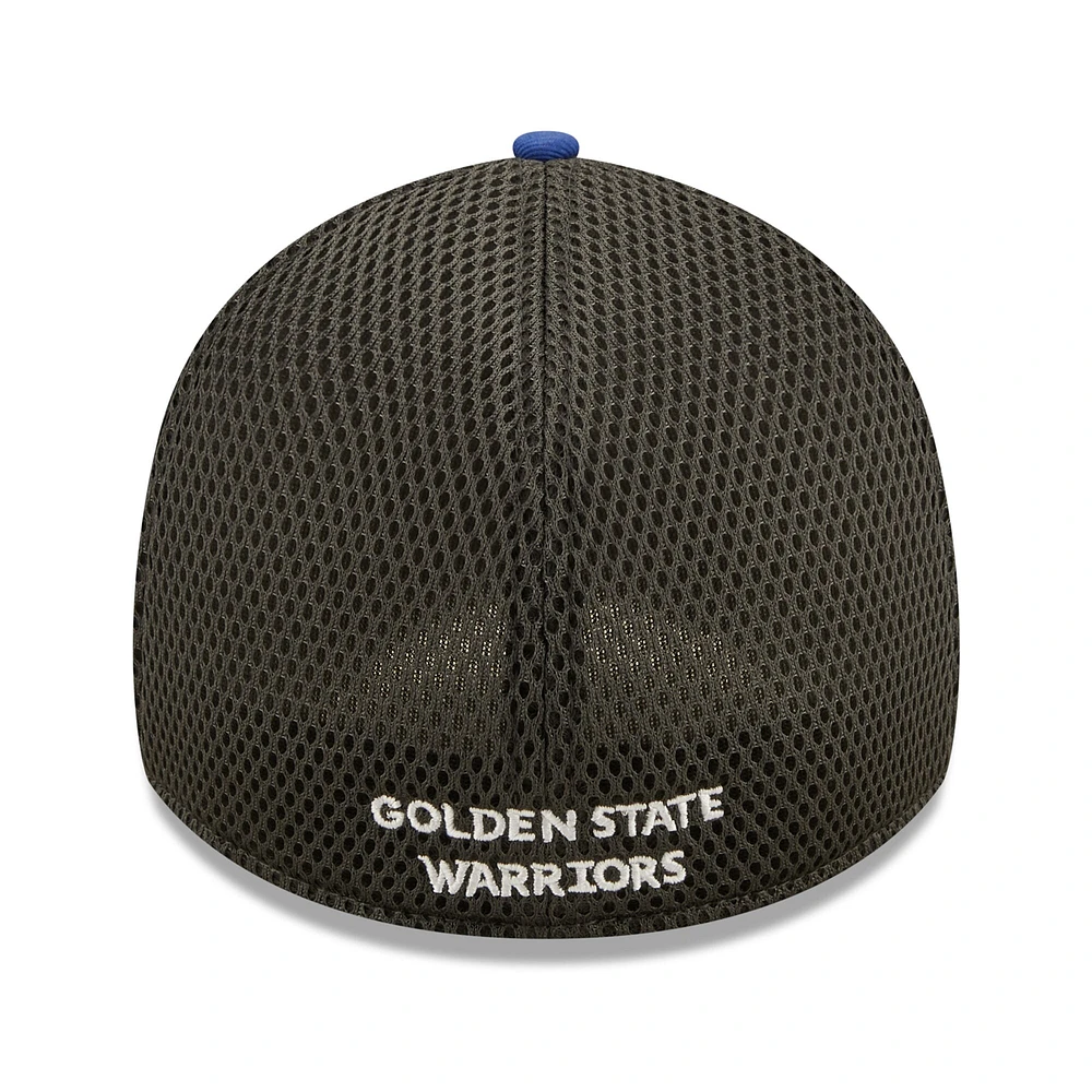 Men's New Era Royal/Charcoal Golden State Warriors Team Neo 39THIRTY Flex - Hat