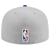 Men's New Era Royal/Gray Golden State Warriors Tip-Off 59FIFTY Fitted Hat