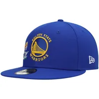 Casquette New Era Royal Golden State Warriors 6x NBA Finals Champions Crown 59FIFTY pour homme