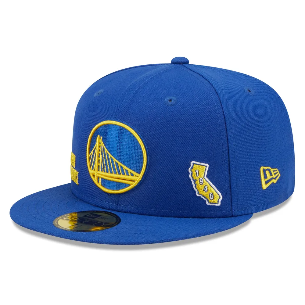 New Era 59FIFTY Golden State Warriors Identity Fitted Hat Royal Blue