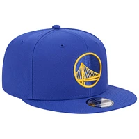 Men's New Era Royal Golden State Warriors Injection City Art 9FIFTY Snapback Hat