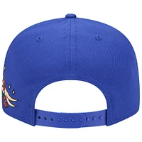 Men's New Era Royal Golden State Warriors Injection City Art 9FIFTY Snapback Hat