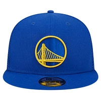 Men's New Era Royal Golden State Warriors Meshback 9FIFTY Snapback Hat