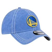 Men's New Era  Royal Golden State Warriors Pigment Dyed 9TWENTY Adjustable Hat