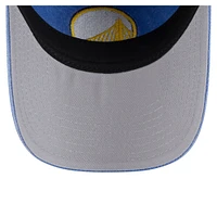 Men's New Era  Royal Golden State Warriors Pigment Dyed 9TWENTY Adjustable Hat