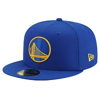 Men's New Era Royal Golden State Warriors Team 59FIFTY Fitted Hat