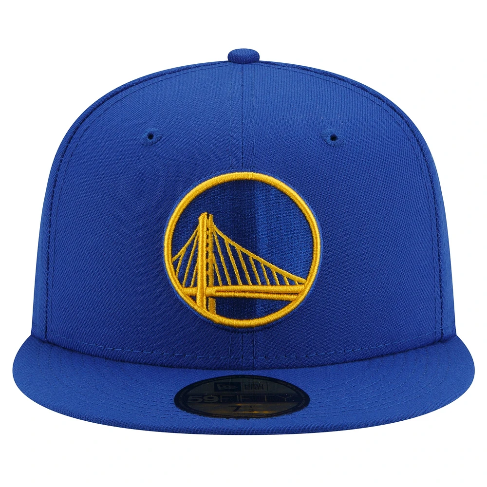 Men's New Era Royal Golden State Warriors Team 59FIFTY Fitted Hat