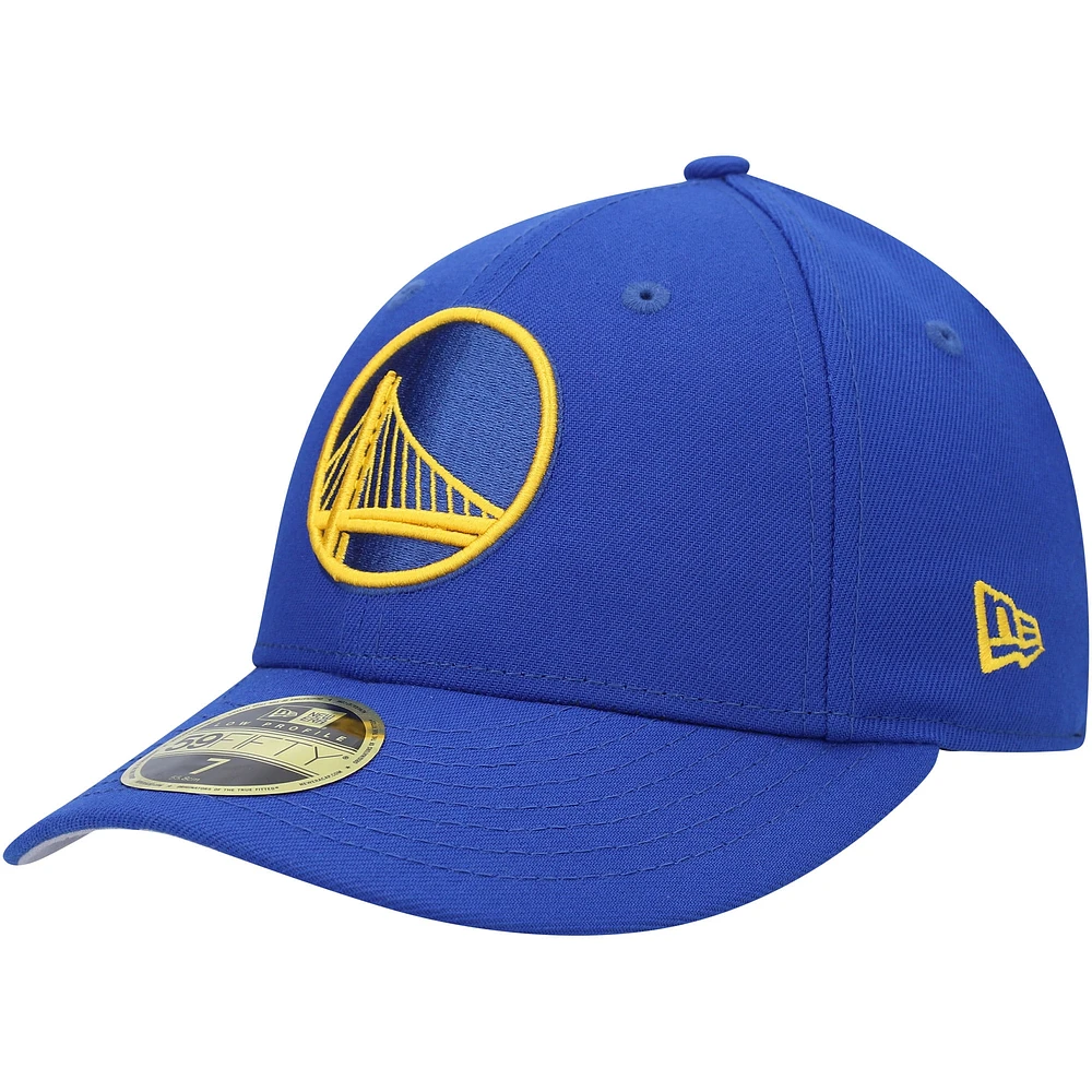 Casquette ajustée 59FIFTY à profil bas Royal Golden State Warriors pour homme New Era