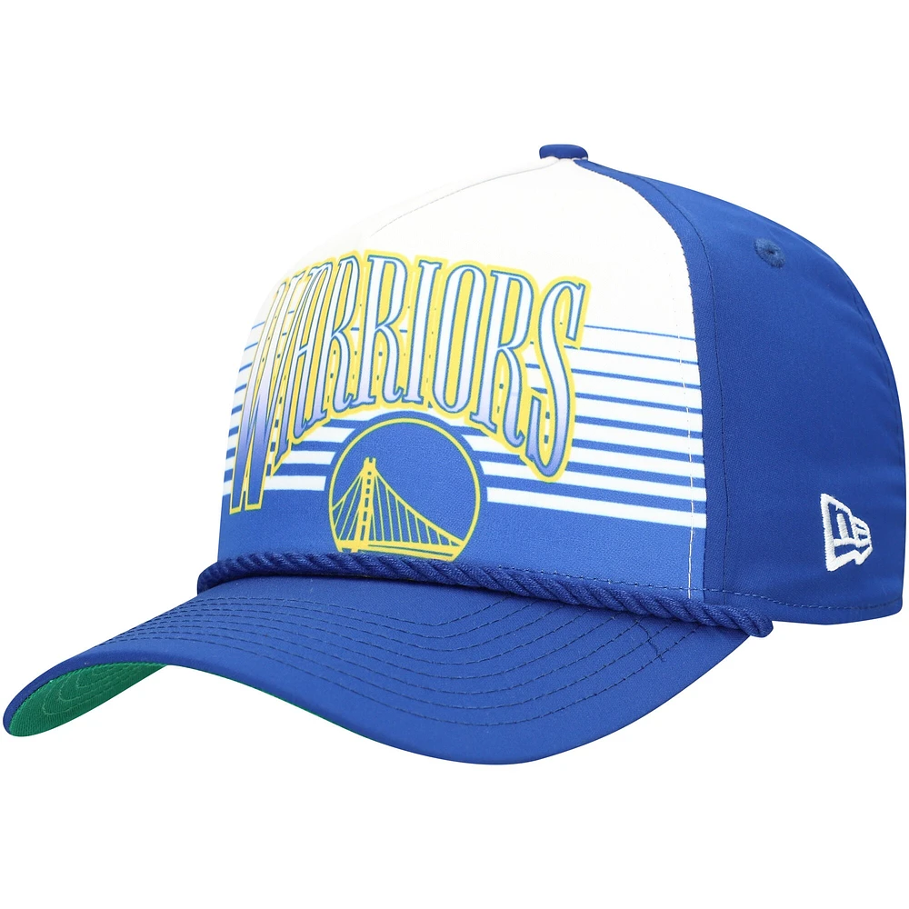 Casquette ajustable 9FORTY à motif dégradé rétro Golden State Warriors de New Era pour homme