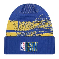 Men's New Era  Royal Golden State Warriors Tip-Off Cuffed Knit Hat