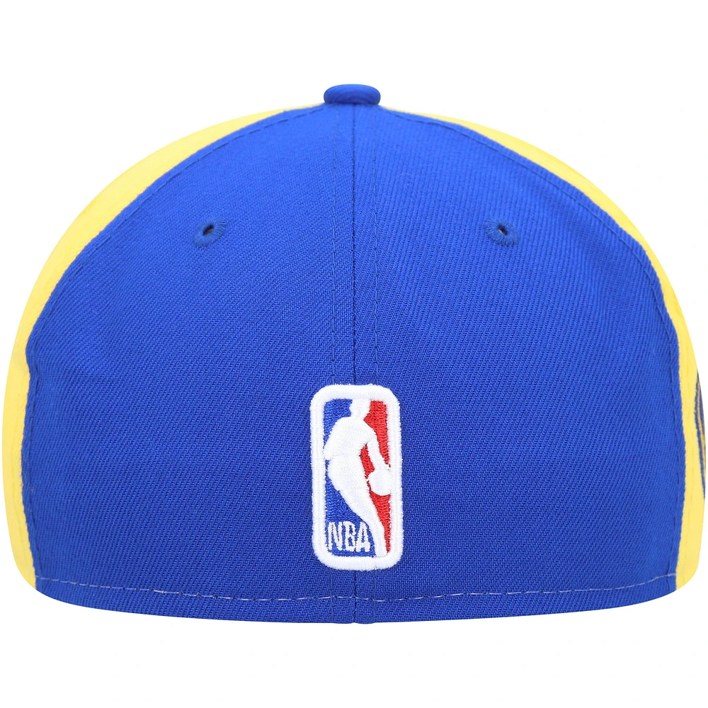 Casquette ajustée 9FIFTY Back Half des Golden State Warriors New Era pour homme, blanc/royal