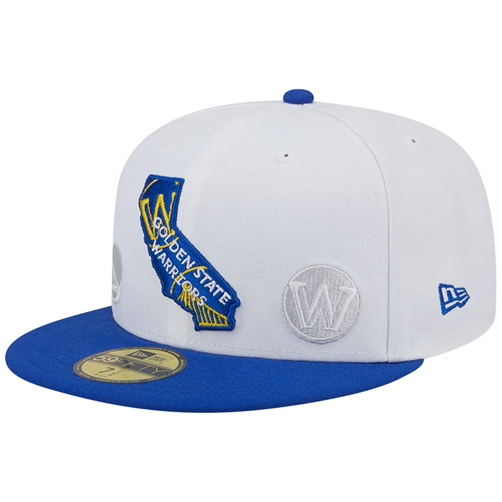 bezorgdheid gebruiker Denken Lids Golden State Warriors New Era Pride 59FIFTY Fitted Hat - White/Royal |  Dulles Town Center